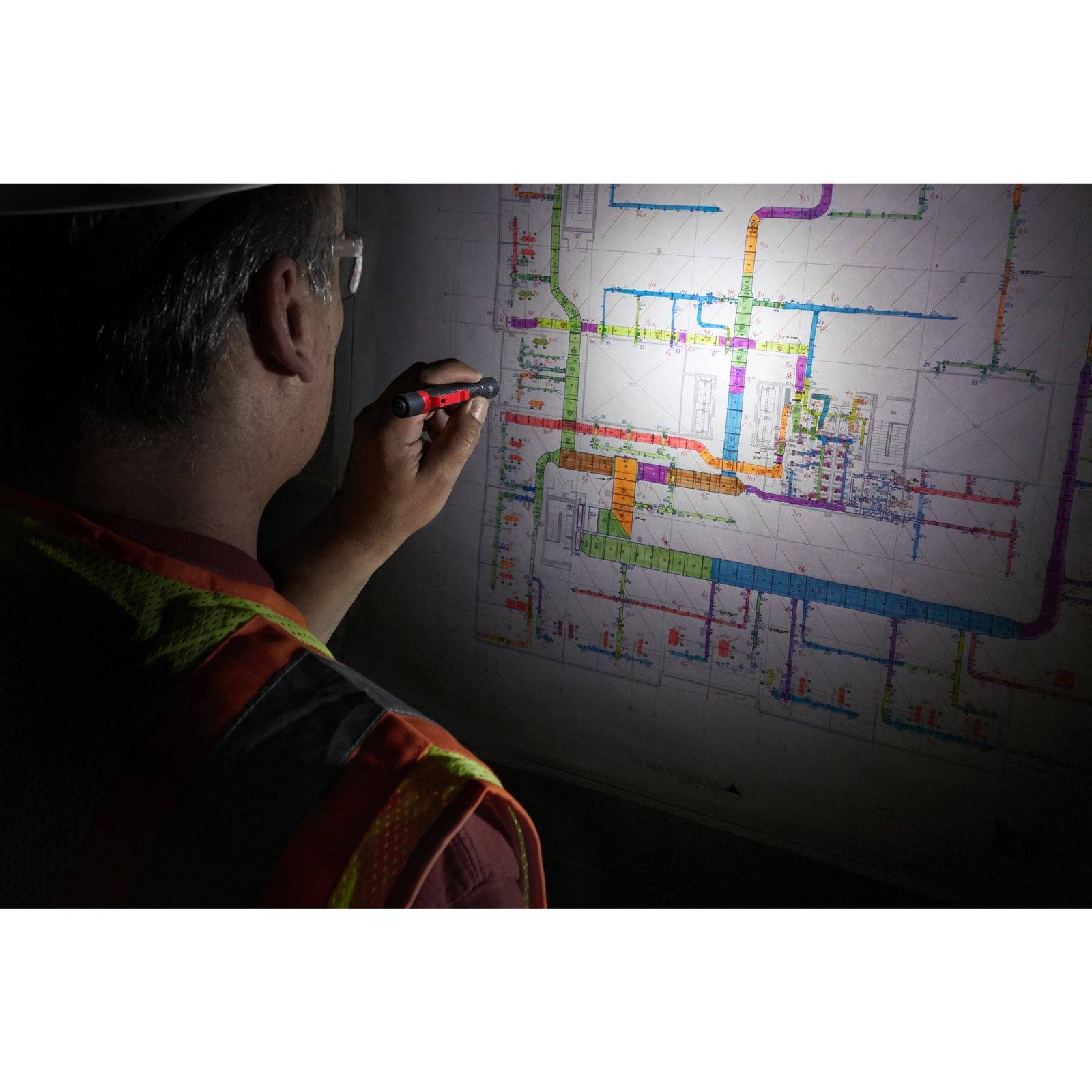 Milwaukee Stiftlampe IPL-LED, Werkstattlampe, Taschenlampe, Inspektionslampe, 30m, 3V