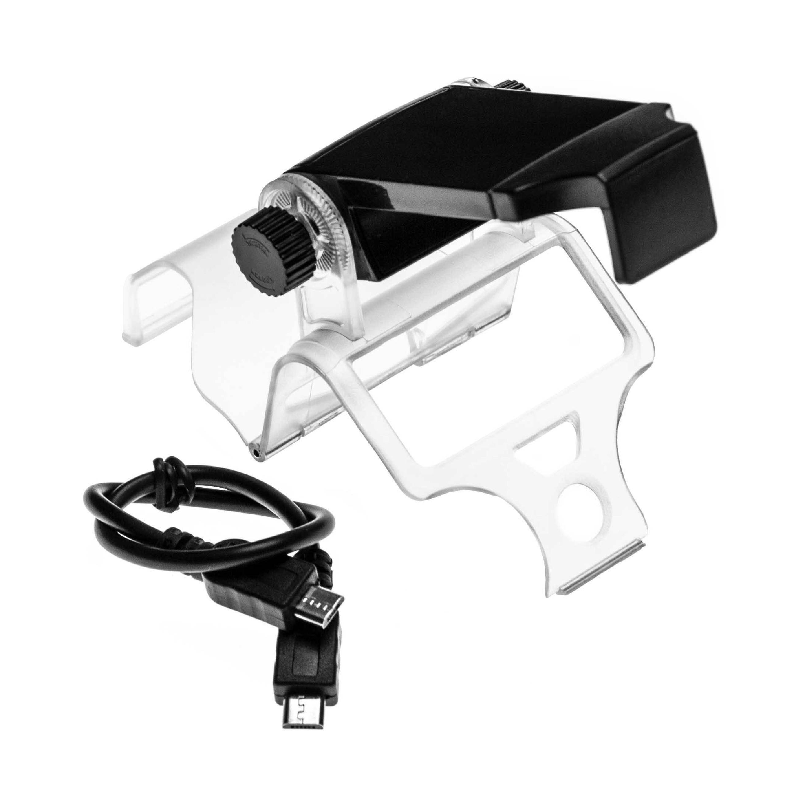 vhbw Handyhalterung kompatibel mit Sony Playstation 4, 4 Pro, 4 Slim Controller - Smartphone Halter mit Clip