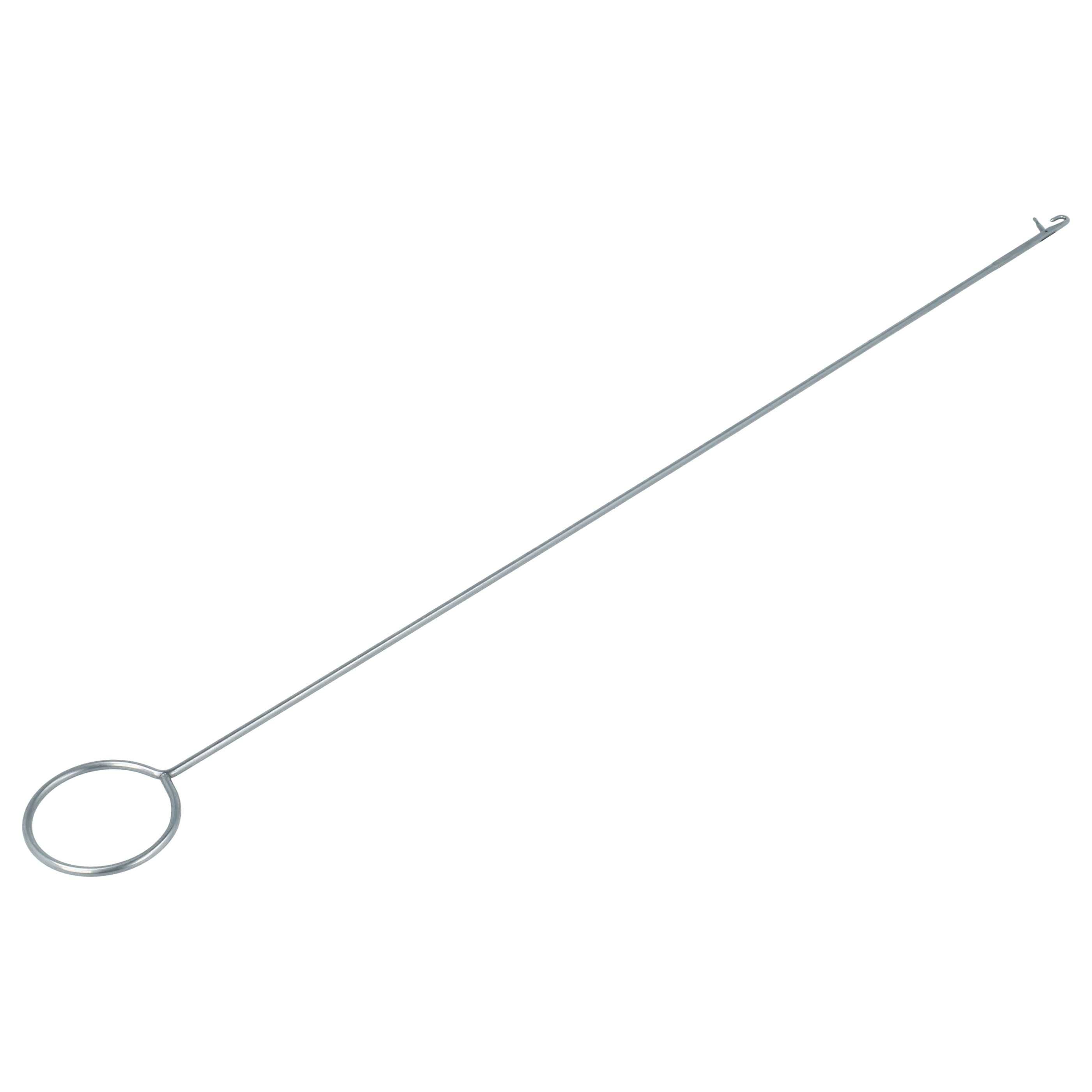 vhbw Wendenadel mit Haken - Extra lange Durchziehnadel (26,5 cm), Metall