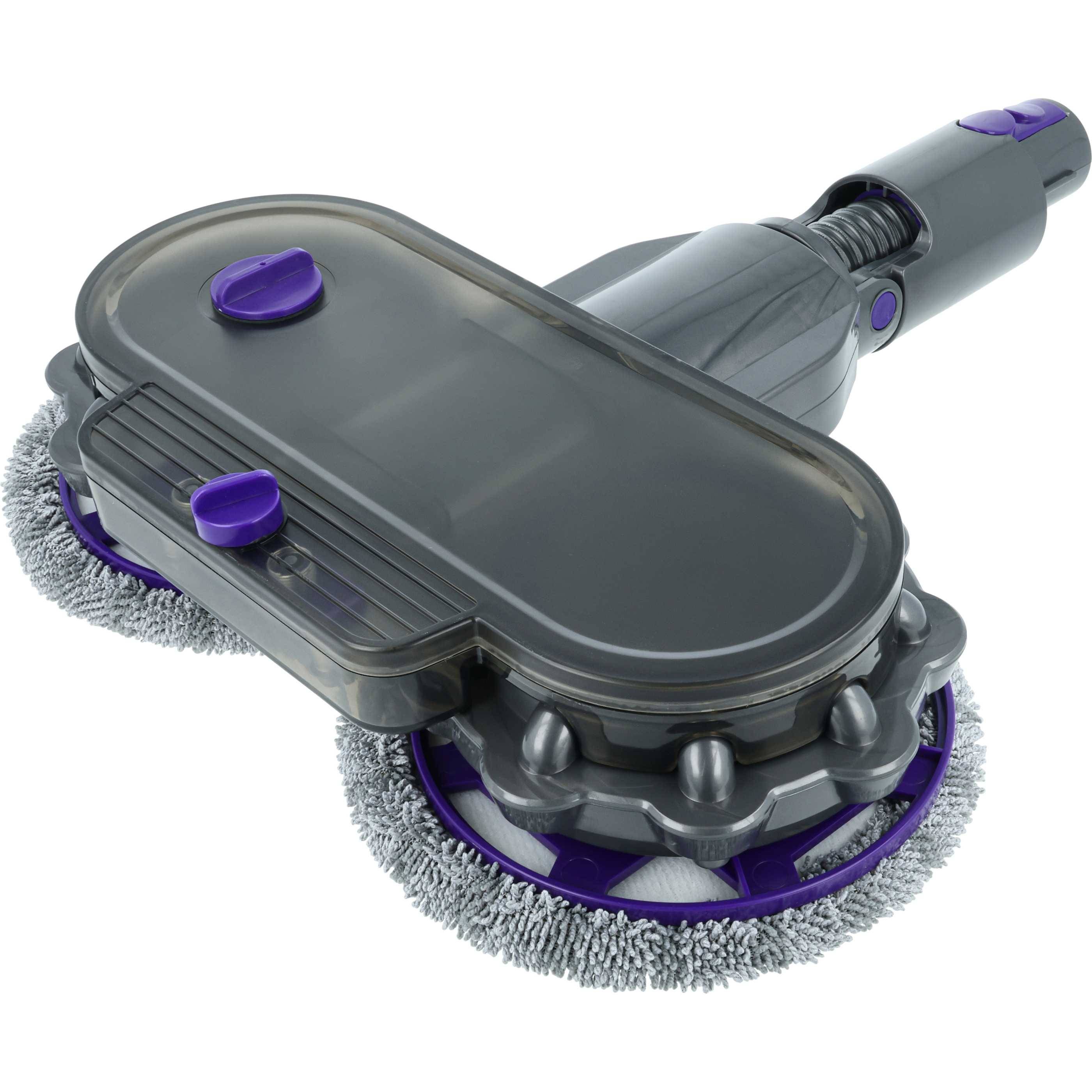vhbw Elektrischer Wischmopp-Aufsatz kompatibel mit Dyson V7, V15s, V15 Detect Complete Staubsaugern - inkl. Wassertank + 2 Wischpads