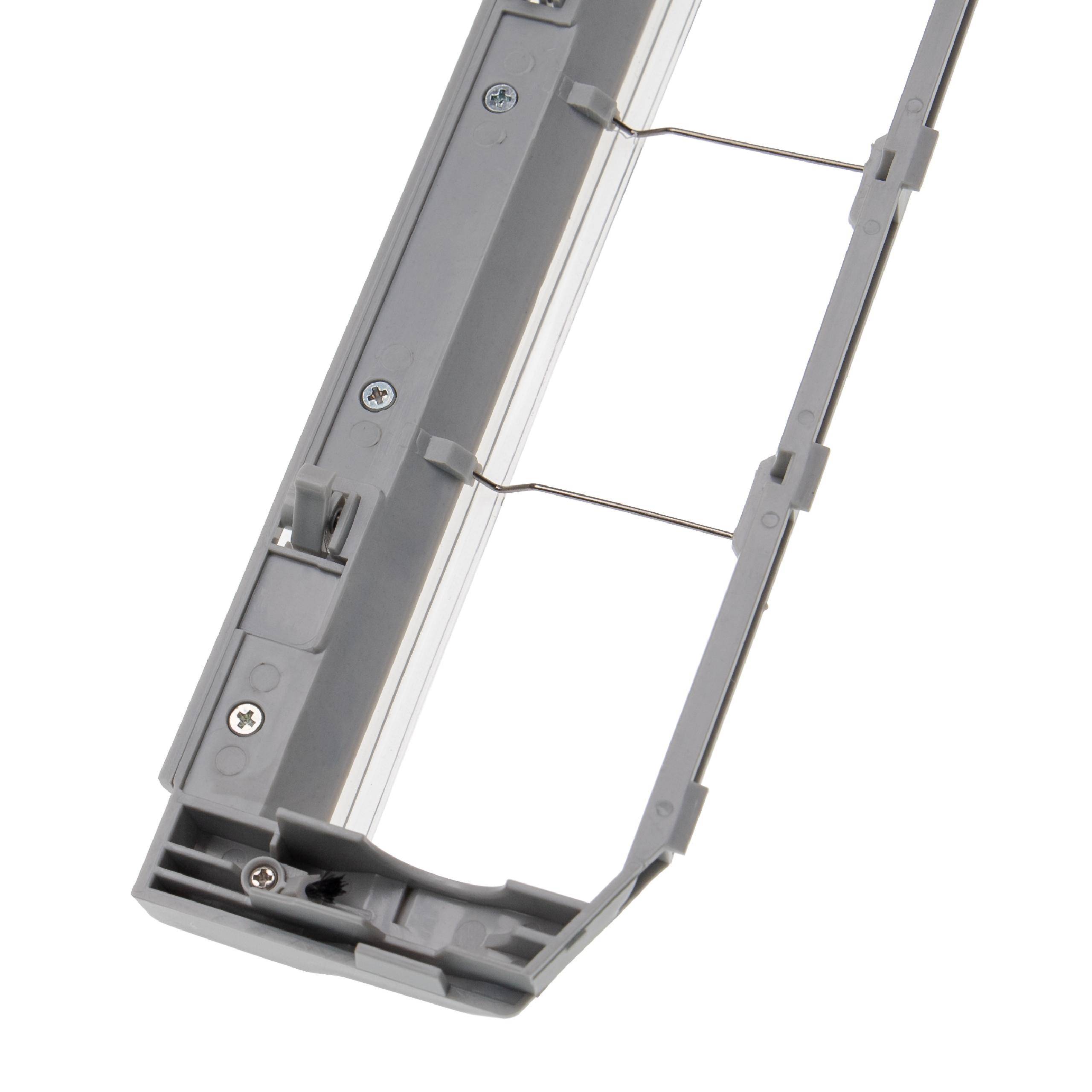 vhbw Ersatz Bürstenabdeckung kompatibel mit Xiaomi Roborock S51, S52, S55, S6, S5, S5 Max, S50 Saugroboter - Abdeckung der Hauptbürste