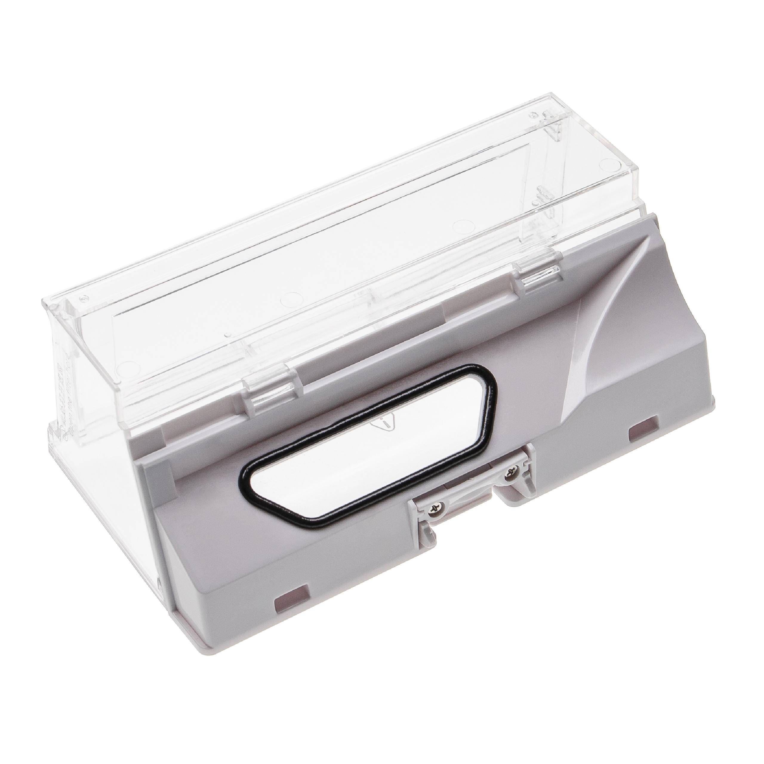 vhbw Staubbehälter kompatibel mit Xiaomi Roborock T60 | T4, T6, T61, T65 Saugroboter - Staubbox, Kunststoff Weiß