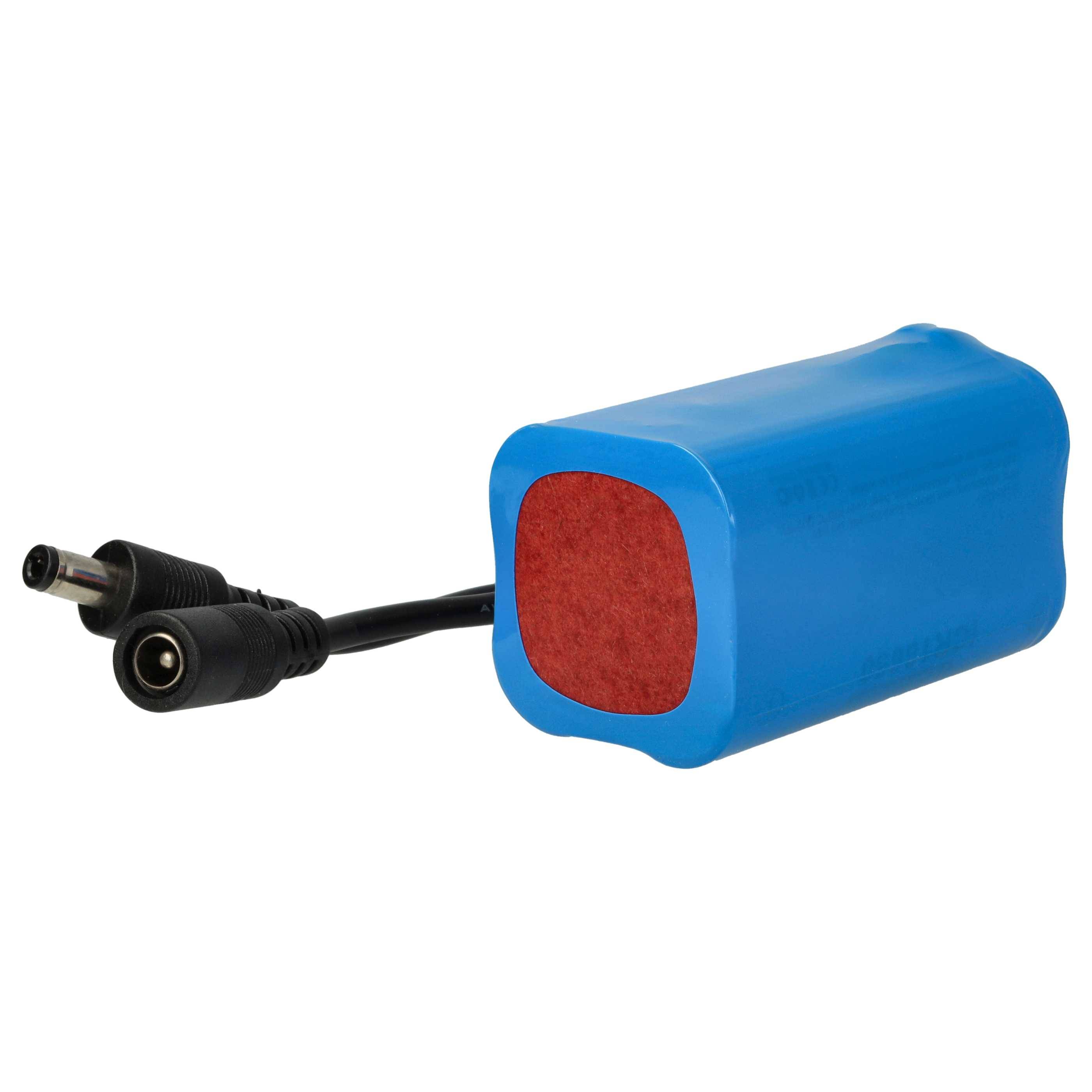 vhbw Akku kompatibel mit XML T6 LED Fahrrad-Licht, Scheinwerfer (5200mAh, 7,4V, Li-Ion)