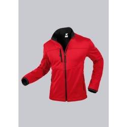 BP Softshelljacke 1696-571-81 rot Gr. XS