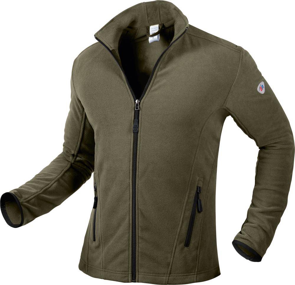 Fleecejacke Herren 1694, oliv,Gr.S