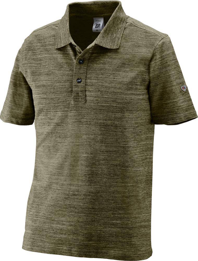 Polo Shirt Sie+Ihn 1712, space oliv,Gr.S