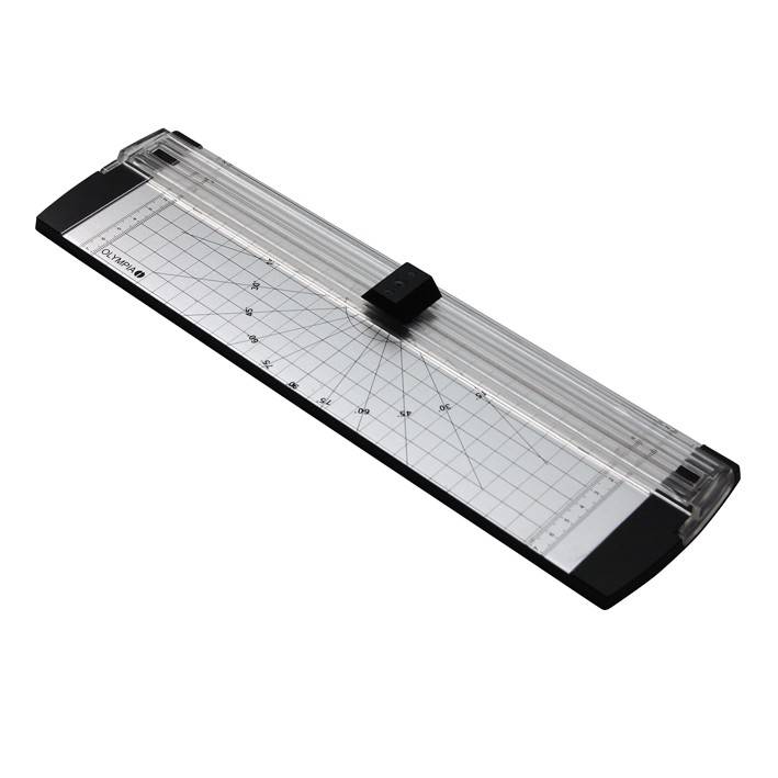 OLYMPIA Laminiergerät mit Schneidelineal und Eckenrunder inklusive 40 Laminierfolien A 230 4 in 1