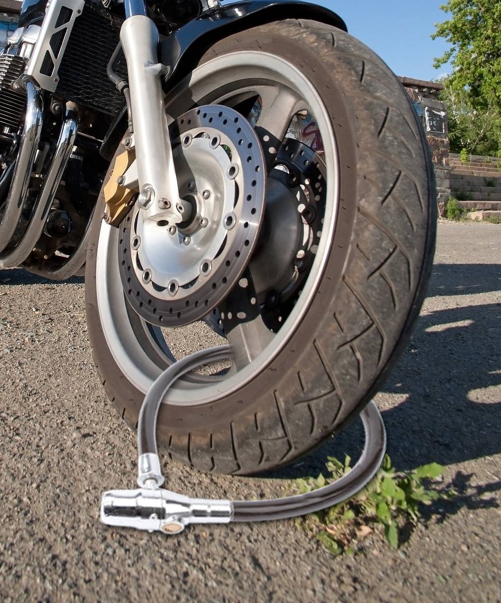 OLYMPIA Fahrradschloss Alarmschloss Kabelschloss Ringschloss mit Alarm 100dB 60cm