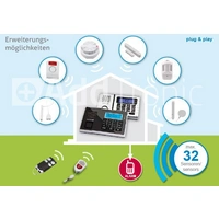 OLYMPIA Protect 9061 Drahtloses GSM Alarmanlagen-Set mit 4 Tür-/Fensterkontakten und Bewegungsmelder OLYMPIA Protect 9061 Drahtloses GSM Alarmanlagen-Set mit 4 Tür-/Fensterkontakten und Bewegungsmelder