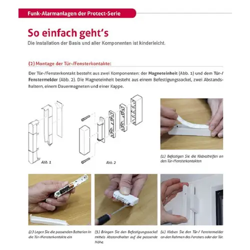 OLYMPIA Protect 9061 Drahtloses GSM Alarmanlagen-Set mit 4 Tür-/Fensterkontakten und Bewegungsmelder OLYMPIA Protect 9061 Drahtloses GSM Alarmanlagen-Set mit 4 Tür-/Fensterkontakten und Bewegungsmelder
