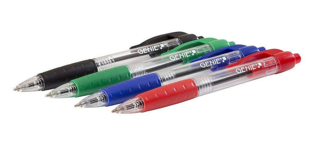 24x GENIE Druckkugelschreiber Kugelschreiber Kulli Kullis Kuli Stift Schreiber