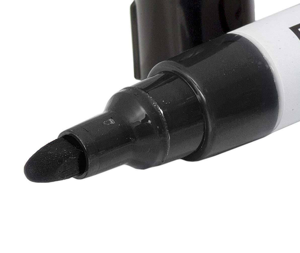 12 Stück GENIE Permanent Marker Set Permanentmarker wasserfest M Rund 4 Farben