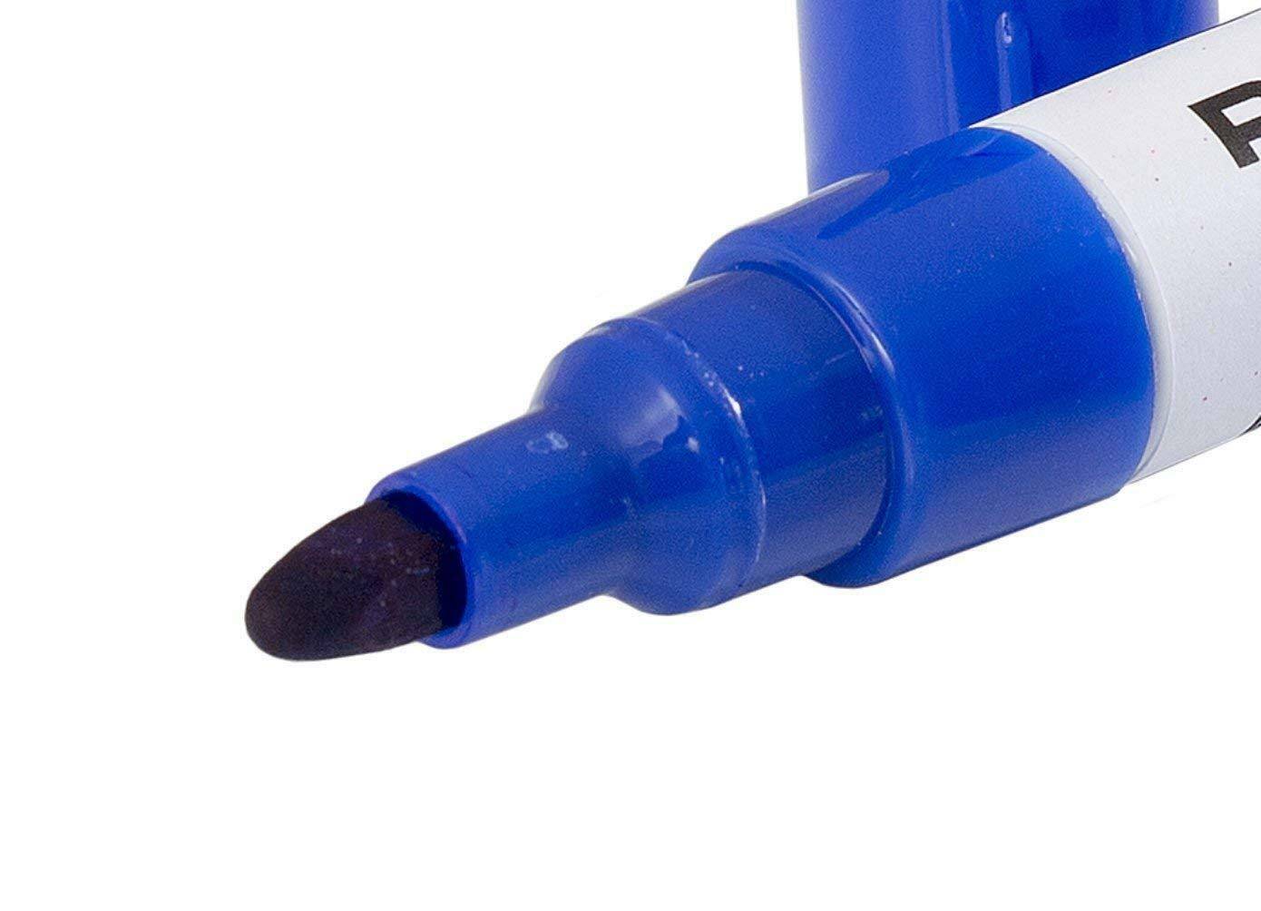12 Stück GENIE Permanent Marker blau Permanentmarker Filzstifte wasserfest Stift