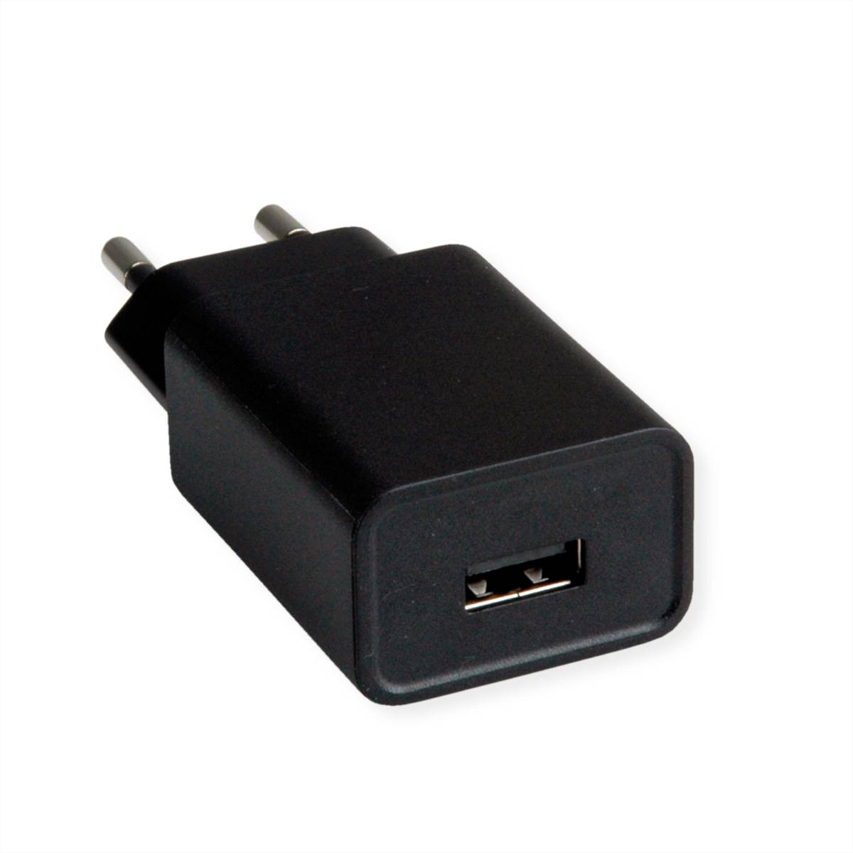 Value 19.99.1093 USB Ladegerät 12W 1x USB-A Schwarz Innenbereich