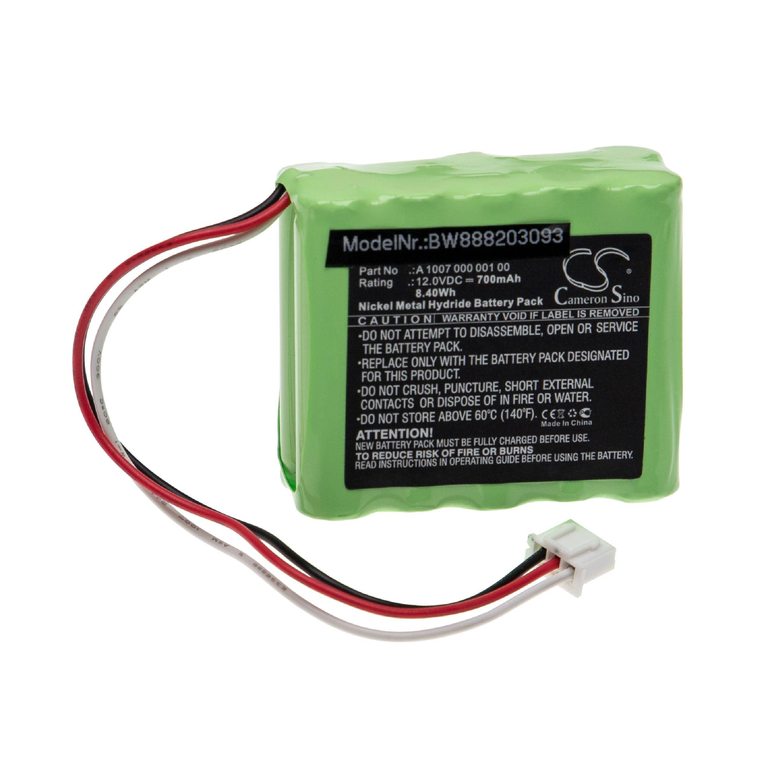 vhbw Akku kompatibel mit Dentsply X-Smart Medizintechnik (700 mAh, 12 V, NiMH)