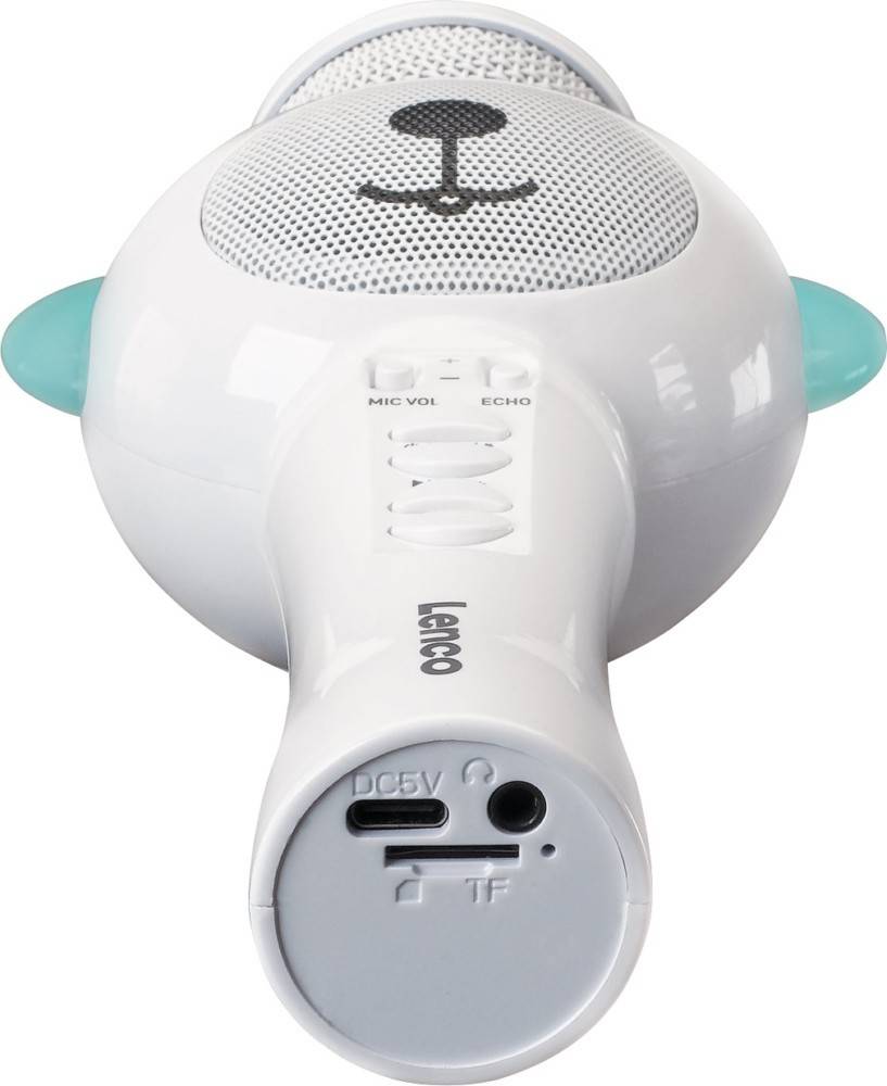 4 Stk. LENCO Karaoke-Kinder-Mikrofon BMC-060 White