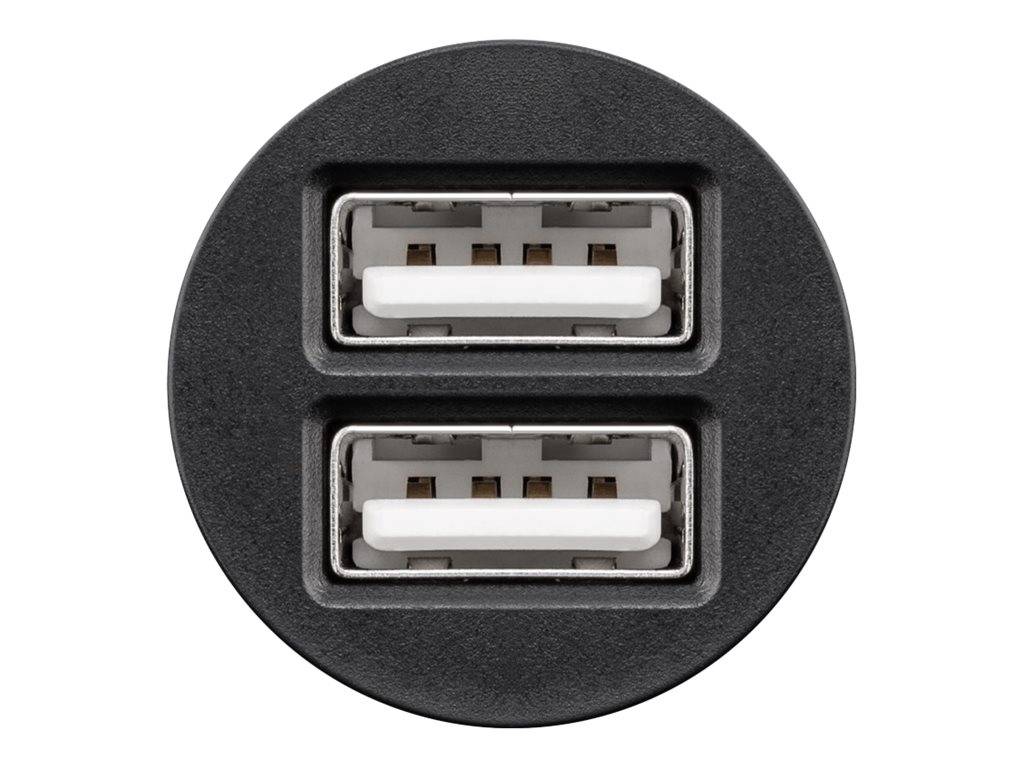 WENTRONIC - goobay Dual USB - Auto-Netzteil - 24 Watt - 4.8 A - 2 Ausgabeanschlussstellen (USB)