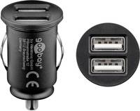 WENTRONIC - goobay Dual USB - Auto-Netzteil - 24 Watt - 4.8 A - 2 Ausgabeanschlussstellen (USB)