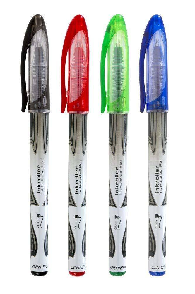 24 Stück GENIE Tintenschreiber Tintenroller Stift Kulis Schreiber Kugelschreiber