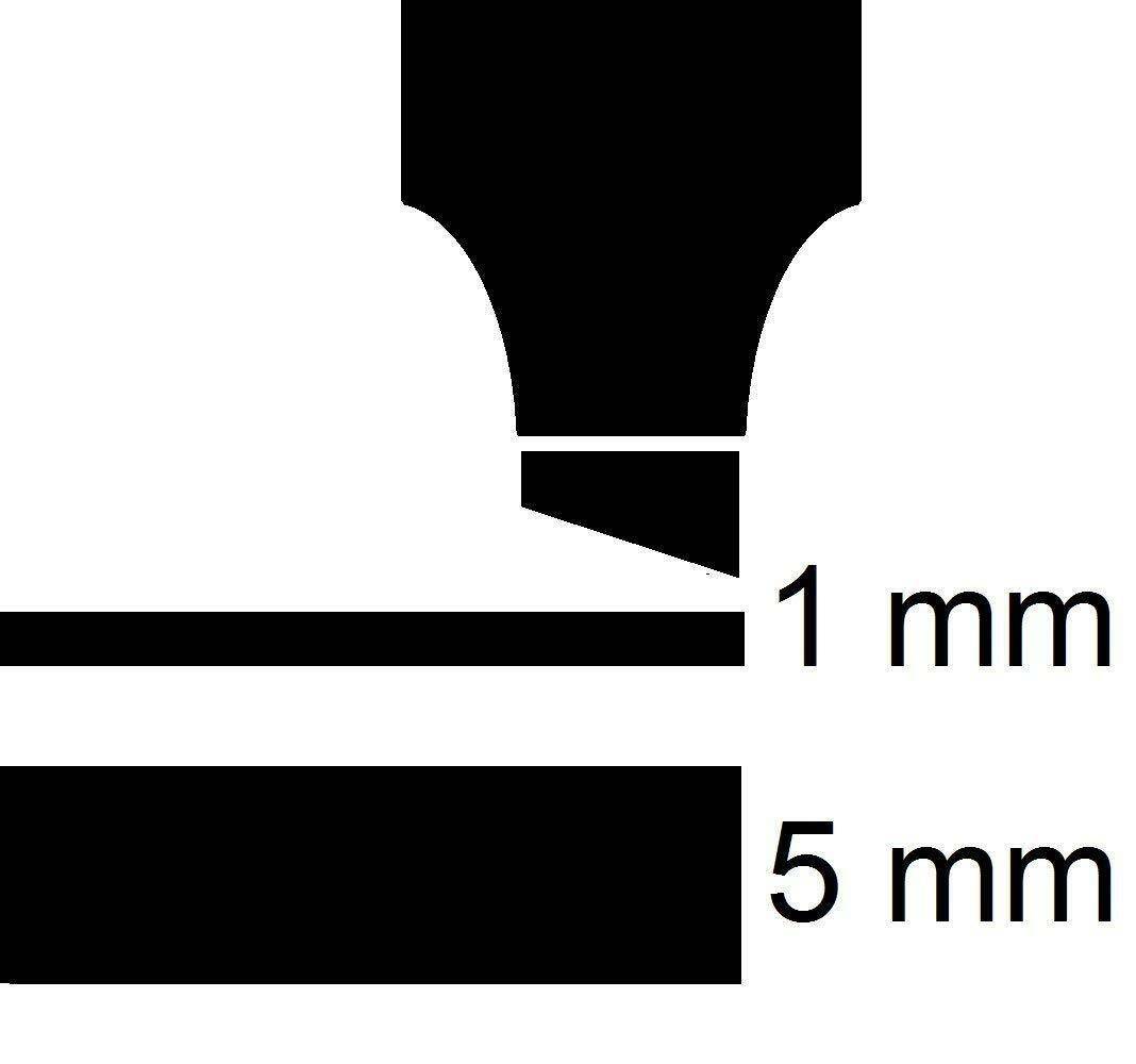 40x GENIE Textmarker 5 Farben Neon Marker Set Highlighter Stifte Leuchtmarker