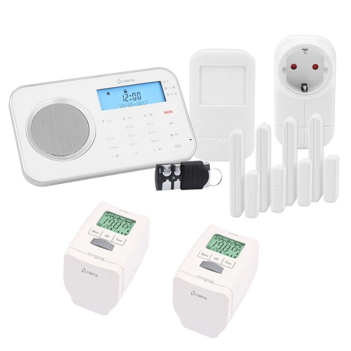 Olympia Pro Home 8762 Funk Haus Alarmanlage mit WLAN/GSM Smart 2 Heizungsregler Olympia Pro Home 8762 Funk Haus Alarmanlage mit WLAN/GSM Smart 2 Heizungsregler