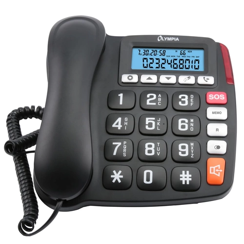 Olympia Senioren Großtastentelefon Große SOS und Freisprechtasten Olympia Senioren Großtastentelefon Große SOS und Freisprechtasten