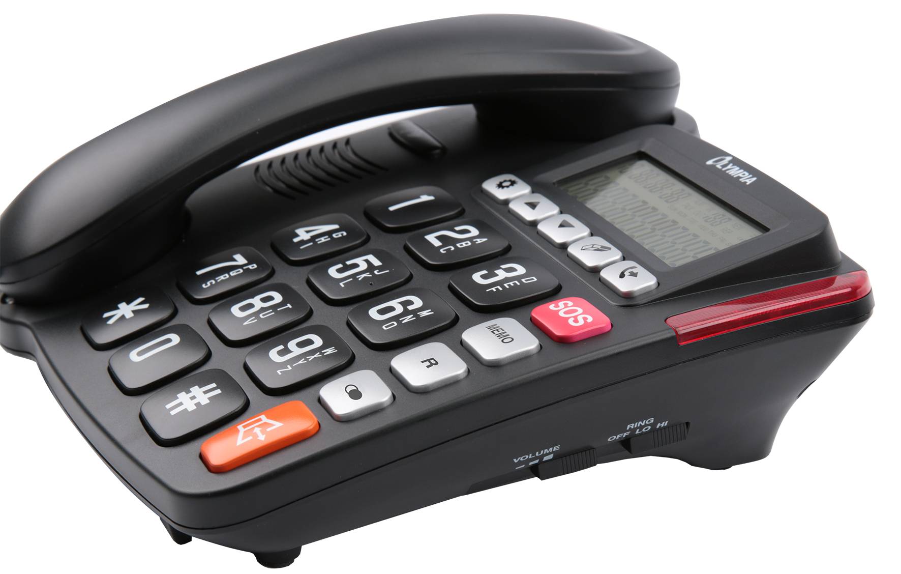 Olympia Senioren Großtastentelefon Große SOS und Freisprechtasten