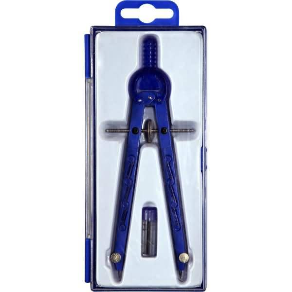 Geometriezirkel dunkelblau