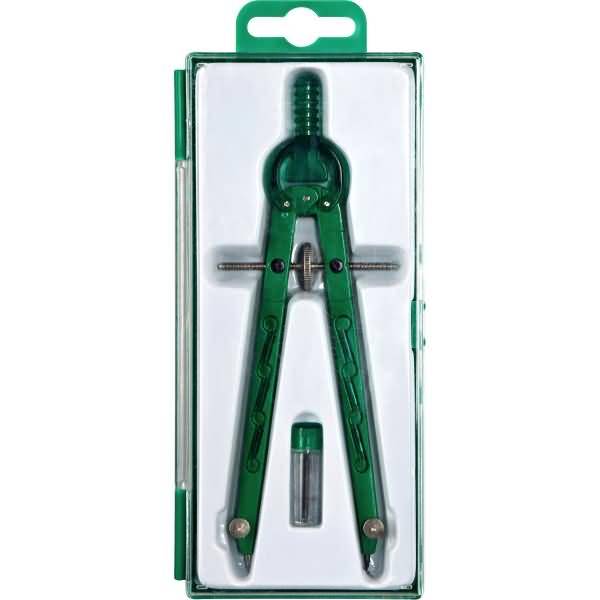 Geometriezirkel dunkelgrün