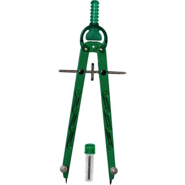 Geometriezirkel dunkelgrün