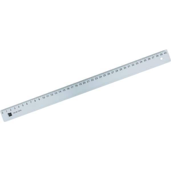 Lineal Kunststoff 40cm transparent