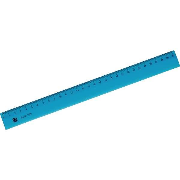 Lineal flexibel 30cm blau