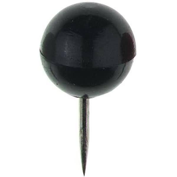 Landkartennadeln 10mm VE=20 Stück schwarz