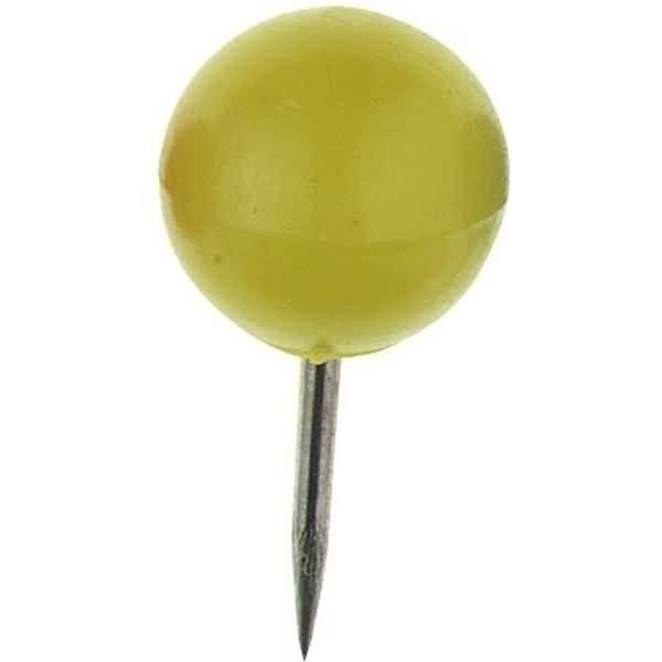 Landkartennadeln 10mm VE=20 Stück gelb