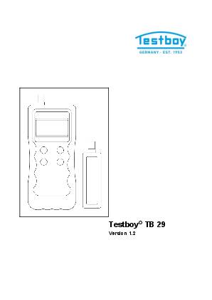 Netzwerkverdrahtungstester 29 Prüfung v.Leitungen TESTBOY