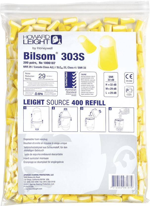 Gehörschutzstöpsel Bilsom303S(Nachfüllp.a 200 Pr.)