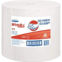 Reinigungstuch WypAll® X70 8348 L315xB310ca.mm weiß 1-lagig KIMBERLY-CLARK Reinigungstuch WypAll® X70 8348 L315xB310ca.mm weiß 1-lagig KIMBERLY-CLARK