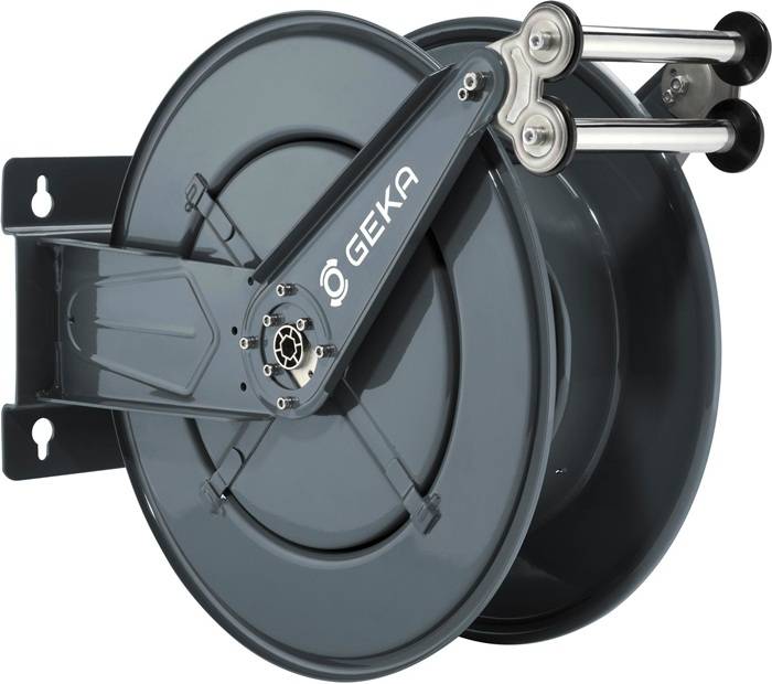 Schlauchaufroller PA30 Anschl.-Gew.33,25mm G 1 AG Zoll pulv.STA GEKA