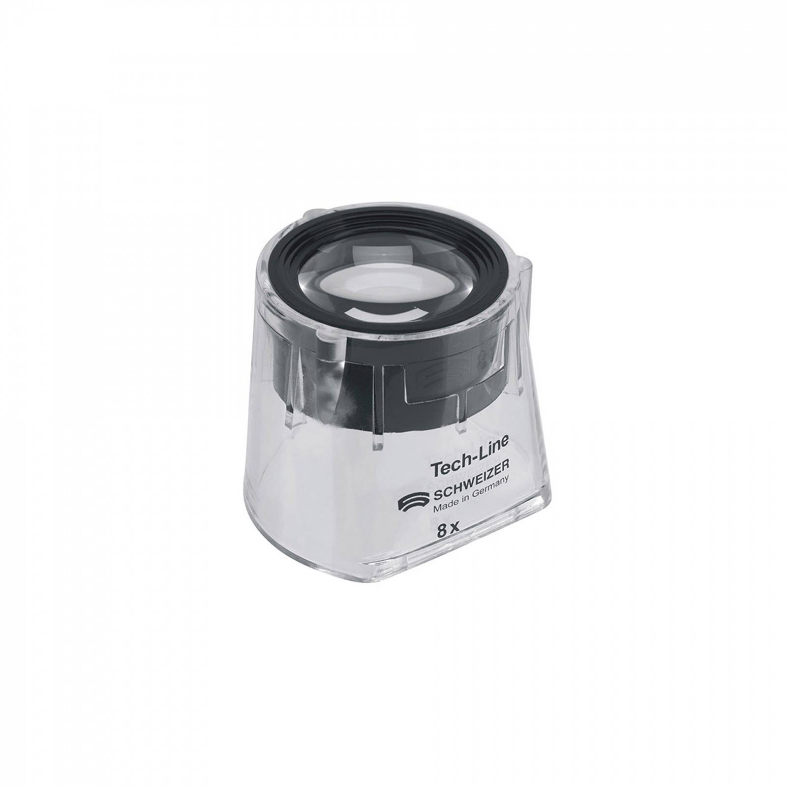 SCHWEIZER Standlupe Tech-Line FI x -FOKUS 8 x / Ø 30 mm, aplanatisch
