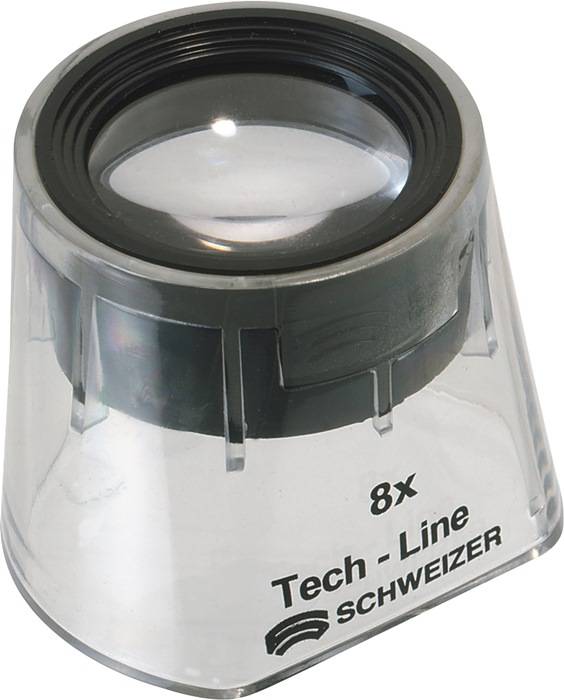 Standlupe Tech-Line Vergr. 8x Fix Linsen-D.30mm Schweizer