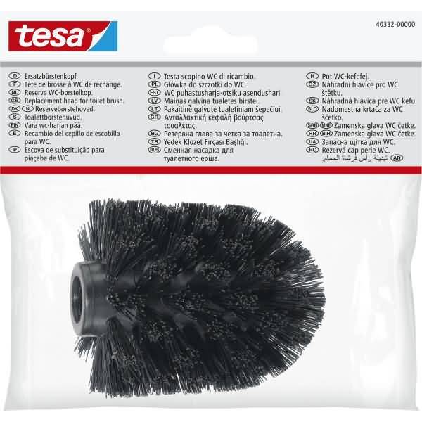 Ersatzkopf für Toilettenbürste schwarz