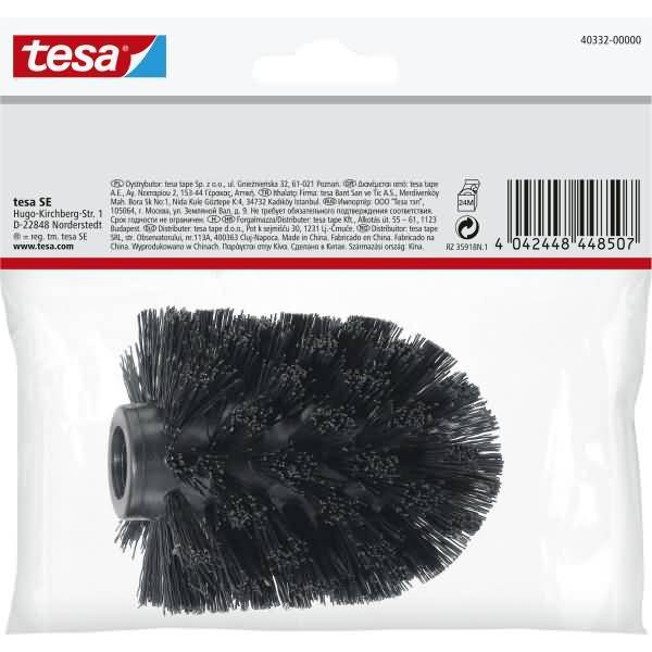 Ersatzkopf für Toilettenbürste schwarz