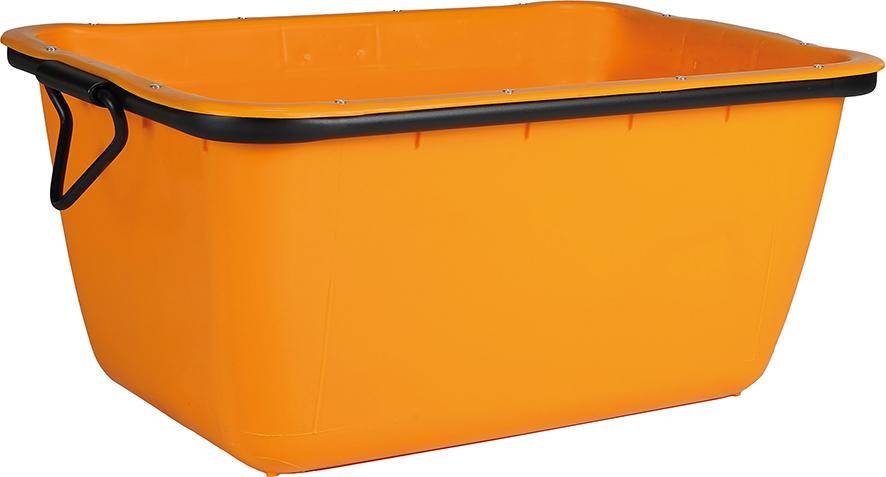 Mörtelkübel 200 L, orangekranbar