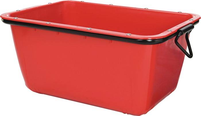 Fertigmörtelbehälter 200l rot Nennlast oberer Wert 500kg