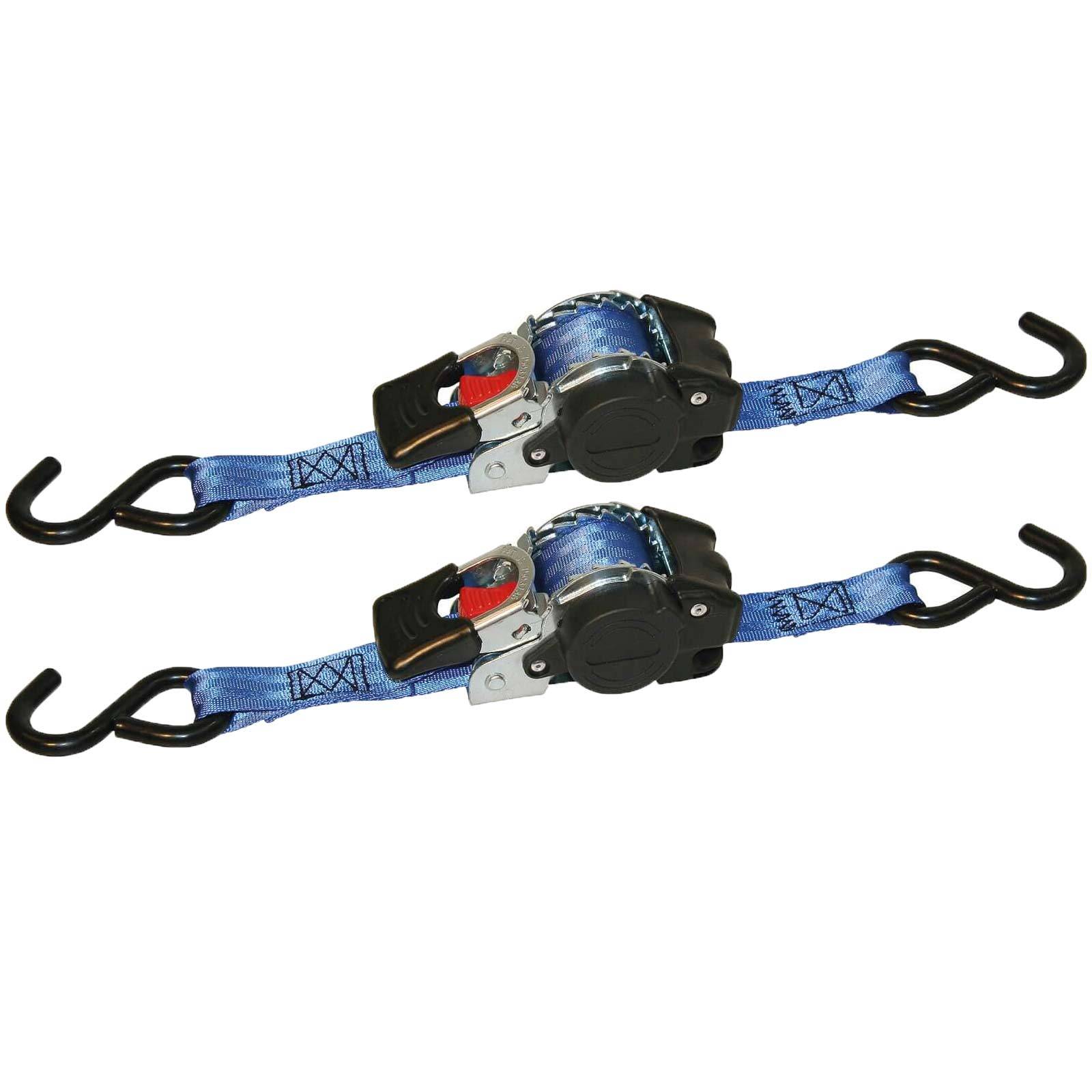 Kerbl Automatik-Zurrgurt + S-Haken - 2 Stück