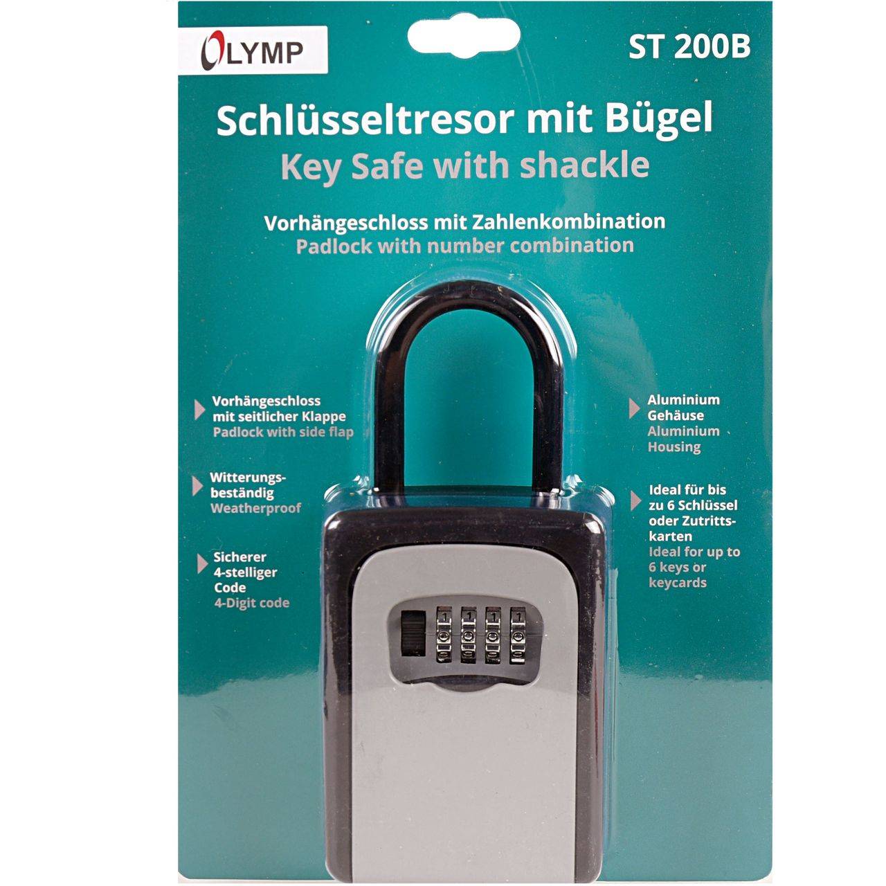 OLYMPIA Schlüsseltresor ST 200B