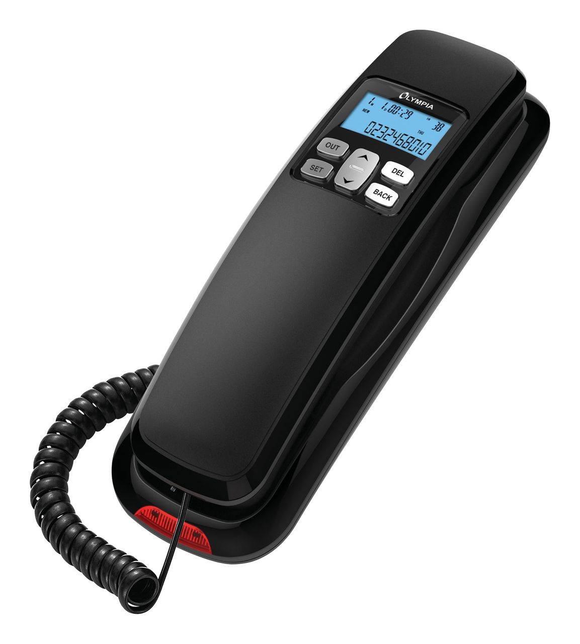 Olympia Senioren Großtastentelefon Extragroße Wahltasten LCD Wandmontage geeignet