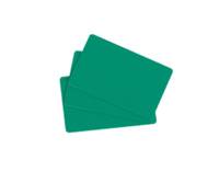 Evolis Polyvinylchlorid (PVC) - glänzend - 30 mil - grün - 85.6 x 54 mm 100 Kart