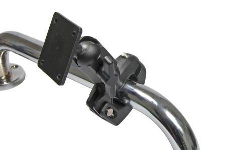 Brodit Pipe Mount with Mounting Plate - Rohrhalterung