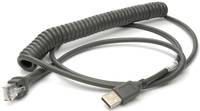 Datalogic CAB-524 - USB-Kabel - Cable USB Type A - Coiled - POT - 2.4m